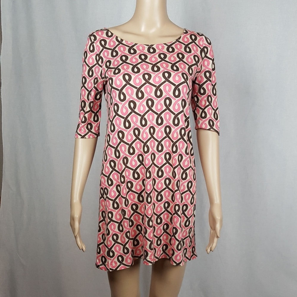 Juicy Couture Geometric Print Shift Dress S
